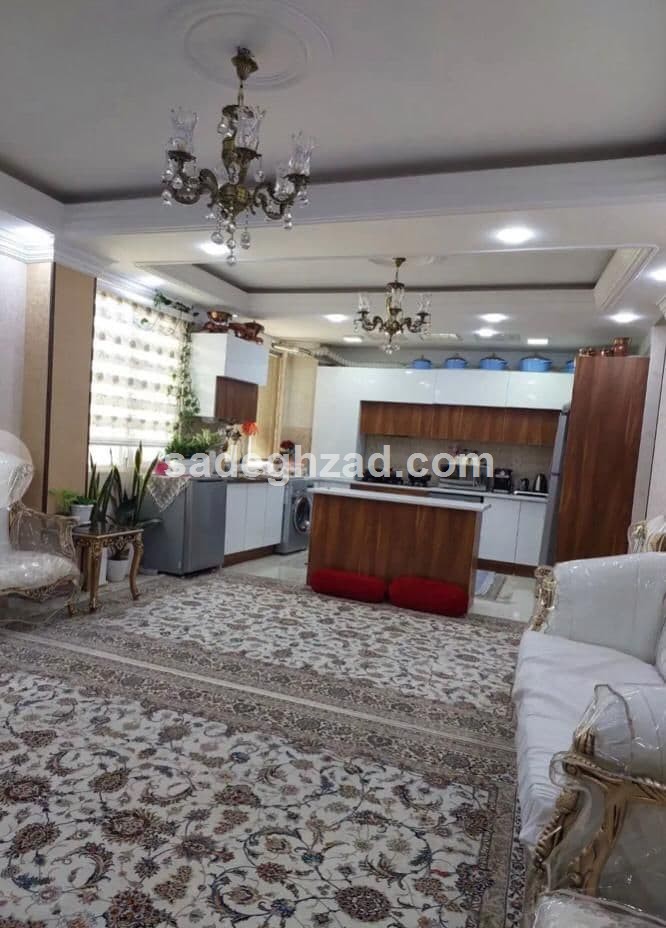 ۷۶ متر/ ۲ خواب/ فول امکانات/خوش نقشه/ غرق نور 3 املاک – املاک صادق زاد